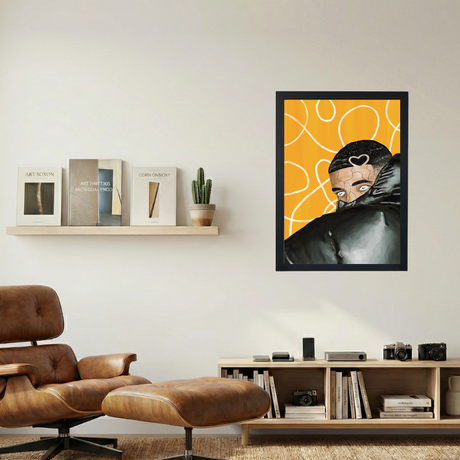 Drake 'Puzzled Face' Poster - Mockup 1