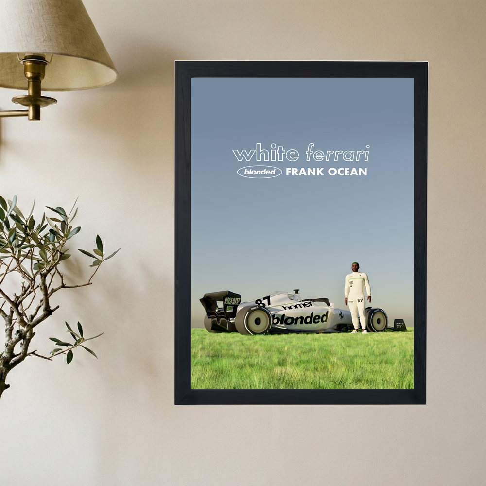 Frank Ocean 'Formula Frank' Poster - Mockup 2