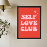 Self Love Club Poster - Mockup 2