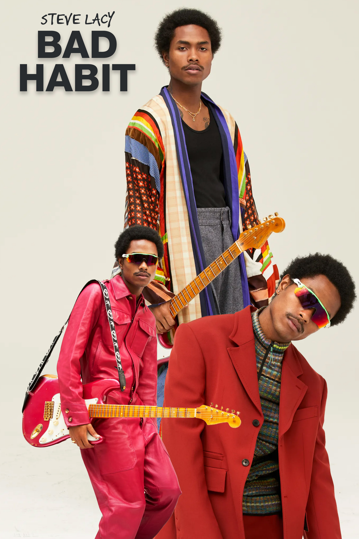 Steve Lacy 'Bad Habit Guitar' Poster