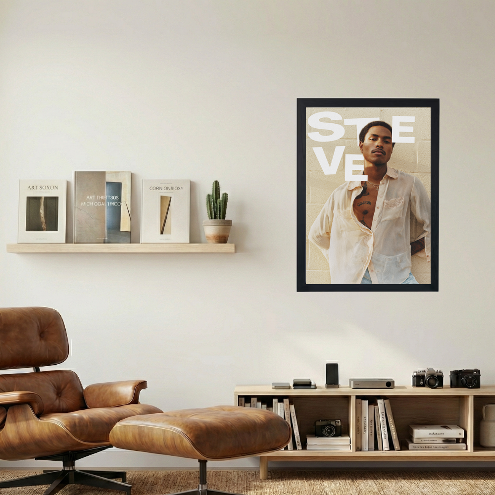 Steve Lacy 'White Walls' Posterbcg - Mockup 1