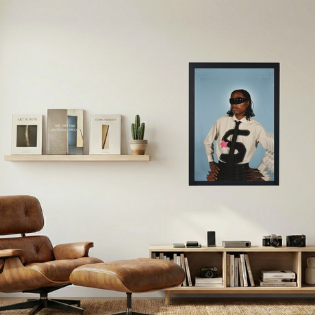 Steve Lacy 'Steve Money Sign' Poster - Mockup 1