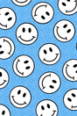 Blue 'Smilies' Poster