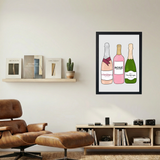 Champagne Poster - Mockup 1