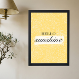 Hello Sunshine' Poster - Mockup 2