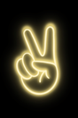 Neon 'Peace' Poster