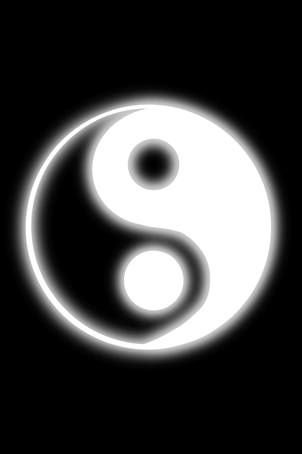 Neon 'Yin&Yang' Poster