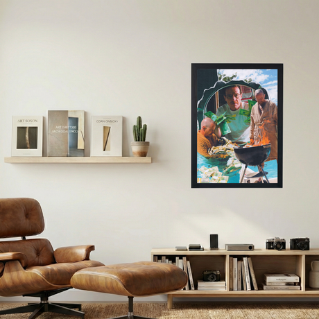 Breaking Bad 'Walter White Money' Poster - Mockup 1