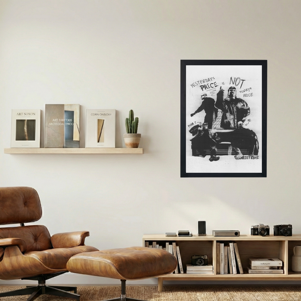 Pusha T 'Diet Coke' Poster - Mockup 1