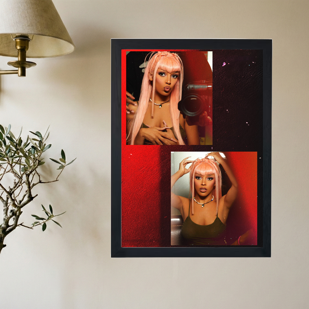 Doja Cat 'Pink Camera' Poster - Mockup 2