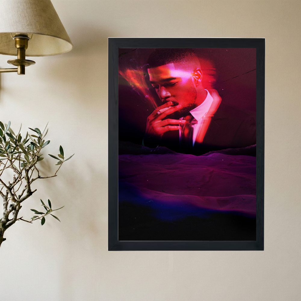 Kid Cudi 'Smoking Suits' Poster - Mockup 2