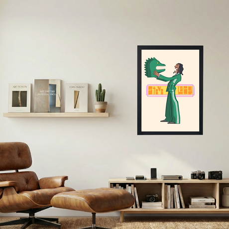 Steve Lacy 'Dino Mask' Poster - Mockup 1