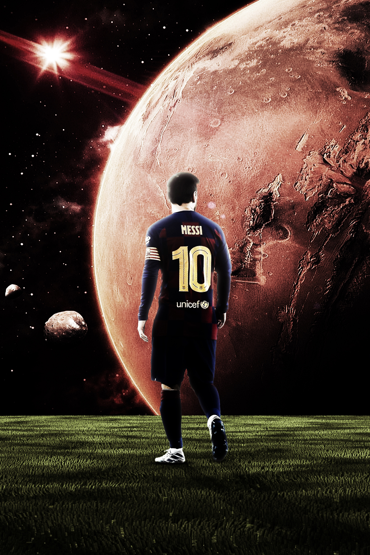 Messi 'Another Planet' Poster