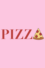Pink 'Pizza' Poster