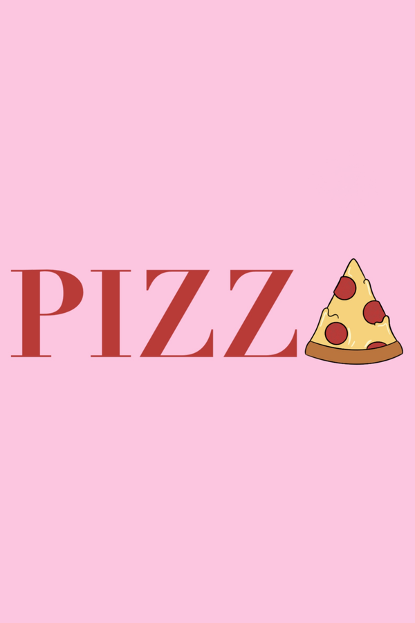 Pink 'Pizza' Poster