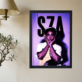 SZA 'Purple' Poster - Mockup 2