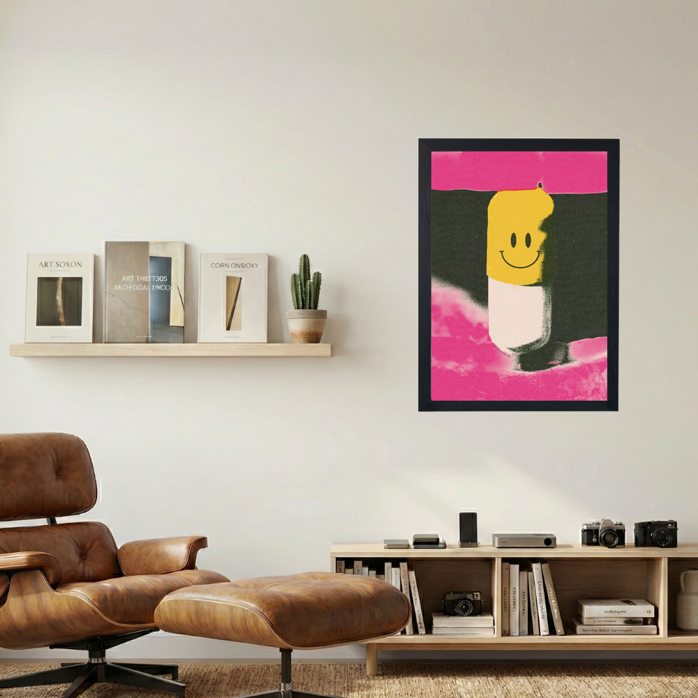 Happy Pill Poster - Mockup 1