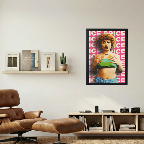 Ice Spice 'Feelin' U' Poster - Mockup 1