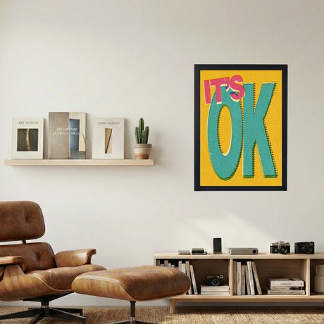 It's OK' Poster - Mockup 1
