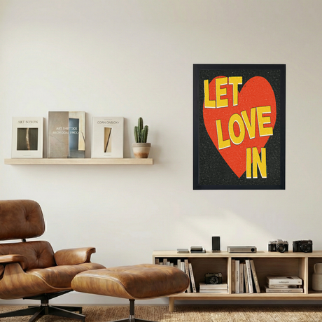 Let Love In' Poster - Mockup 1