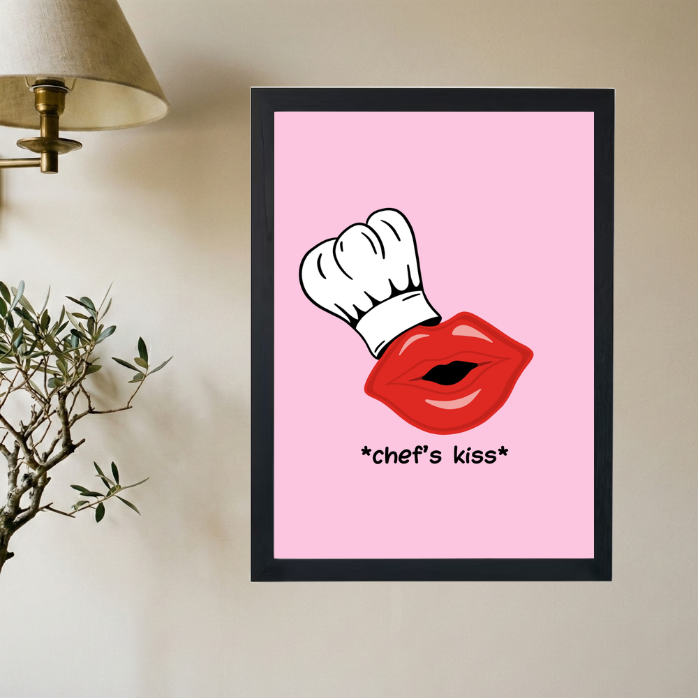Chef's Kiss' Poster - Mockup 2