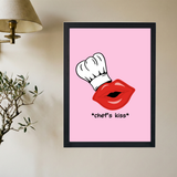 Chef's Kiss' Poster - Mockup 2