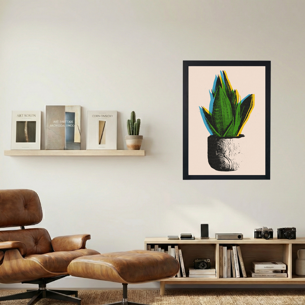 Green Plant' Poster - Mockup 1
