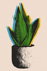 Green Plant' Poster