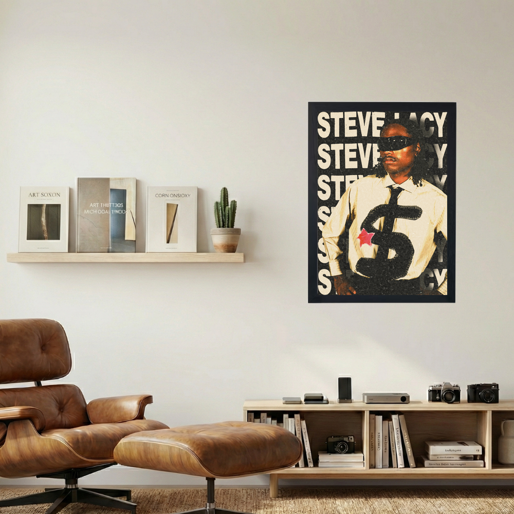 Steve Lacy 'Money Tie' Poster - Mockup 1