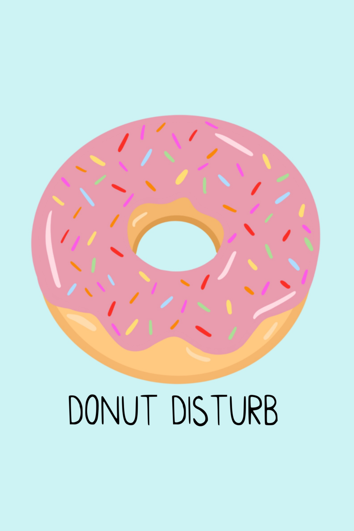 Donut Disturb' Poster