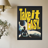Take It Easy' Poster - Mockup 2