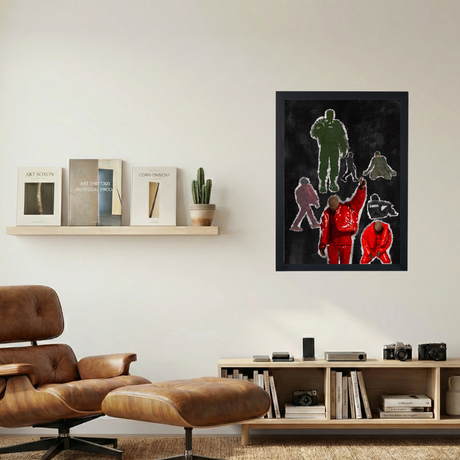 Kanye West 'Donda Donda Donda' Poster - Mockup 1