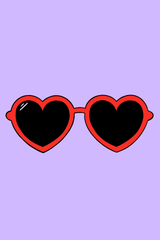 Heart Shades Poster