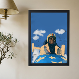 Kanye West 'Touch The Sky' Poster - Mockup 2