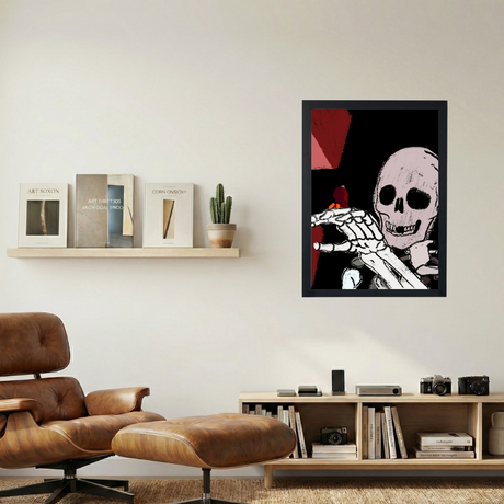 Kanye West 'Skelton Ye' Poster - Mockup 1