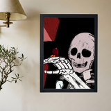 Kanye West 'Skelton Ye' Poster - Mockup 2