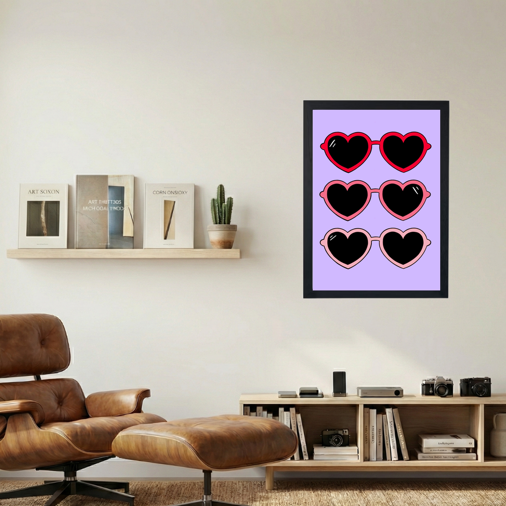 Heart Shades 3x Poster - Mockup 1
