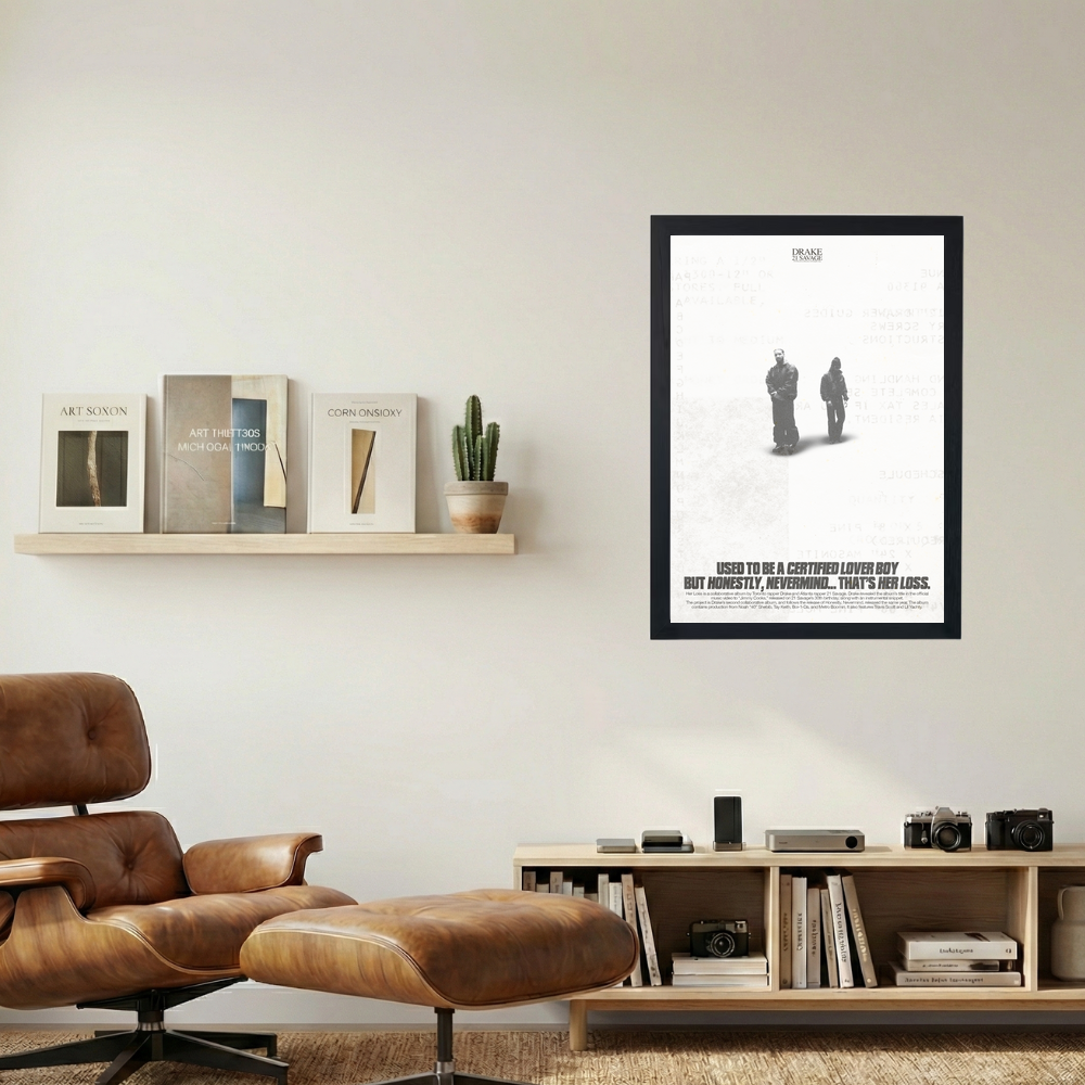 Drake x 21 Savage 'Her Loss' Poster - Mockup 1