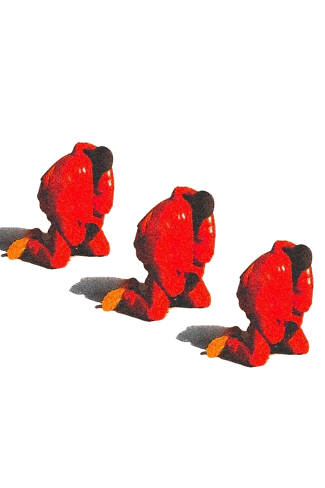 Kanye West 'Three Red Ye' Poster