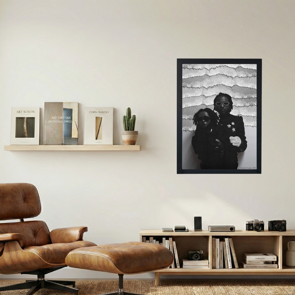 Kendrick Lamar 'Puppet Lunch' Poster - Mockup 1