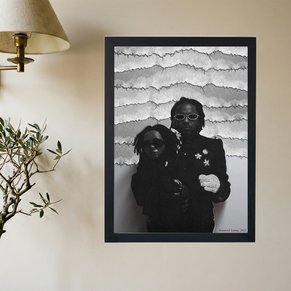 Kendrick Lamar 'Puppet Lunch' Poster - Mockup 2