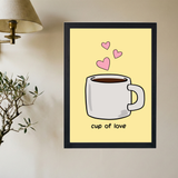 Cup of Love' Poster - Mockup 2