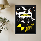 A$AP Rocky 'Testing Album Cover' Poster - Mockup 2