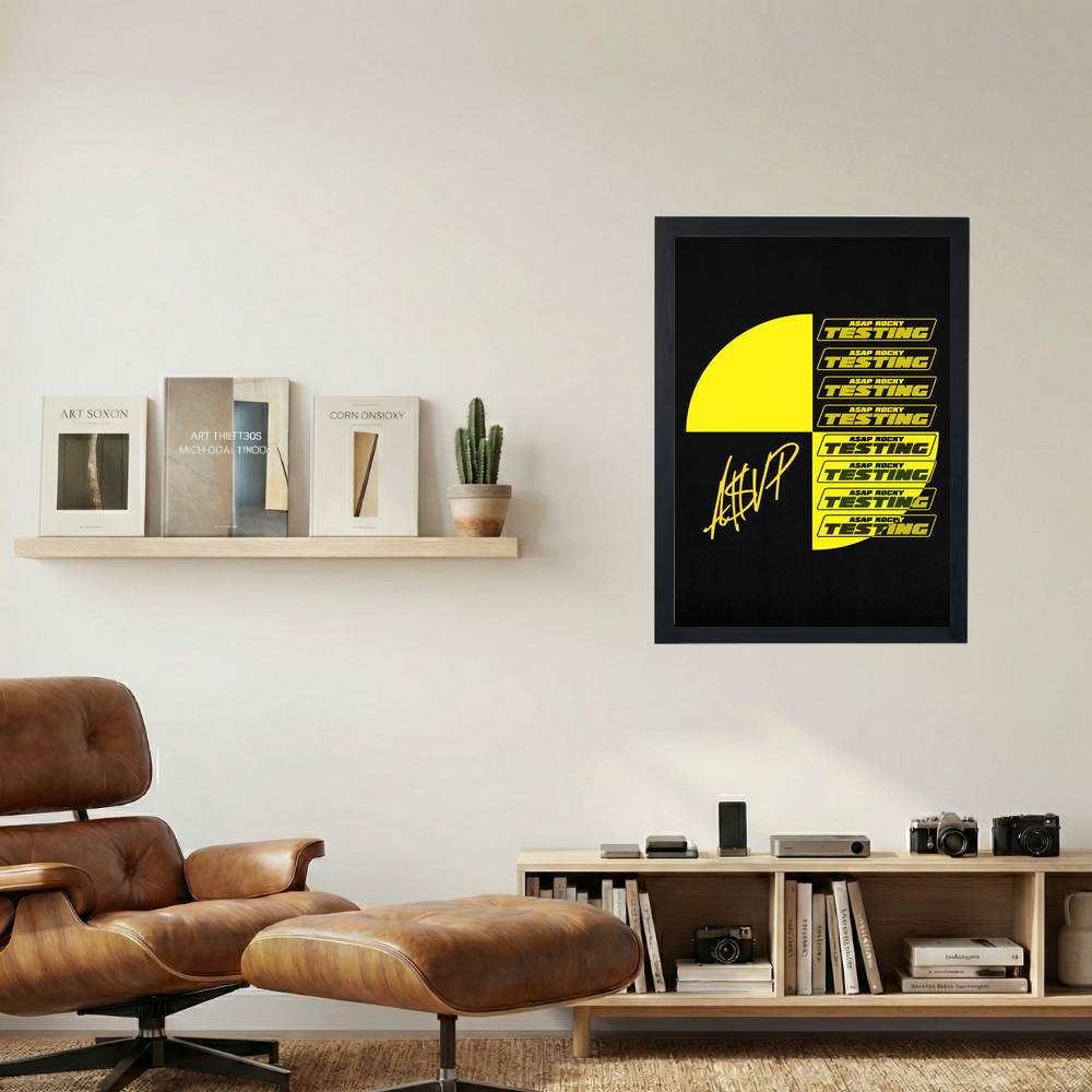 A$AP Rocky 'Nuclear' Poster - Mockup 1