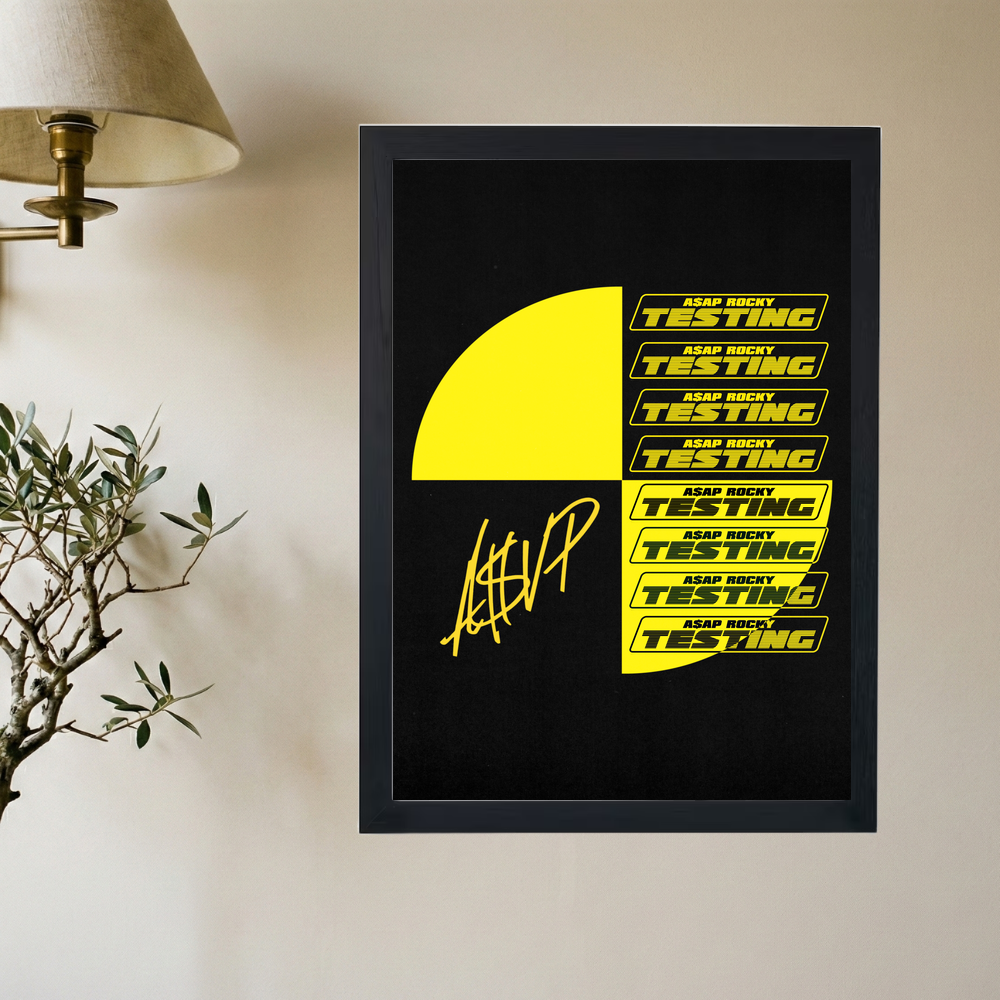 A$AP Rocky 'Nuclear' Poster - Mockup 2