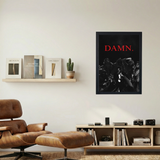 Kendrick Lamar 'Damn' Poster - Mockup 1