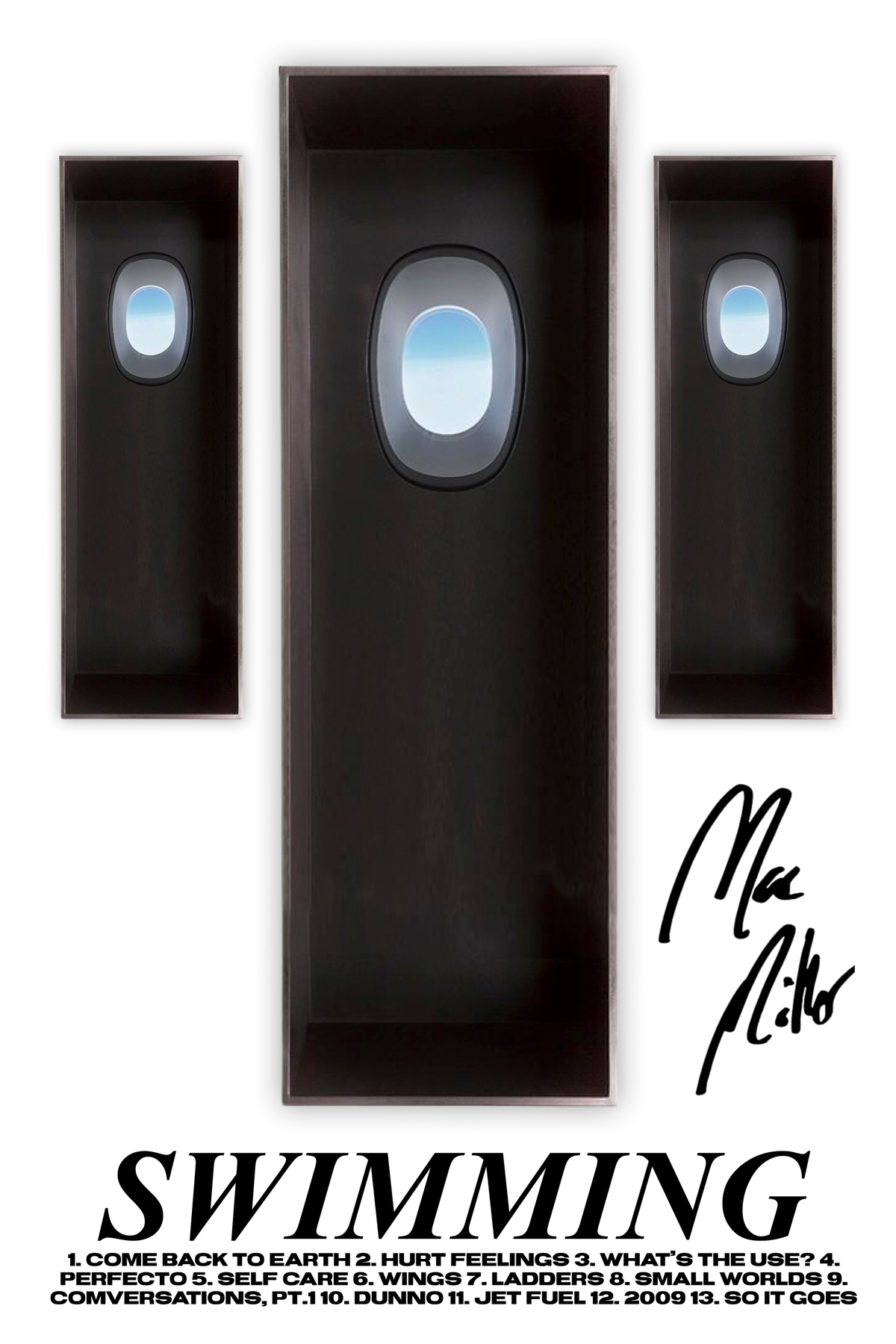 Mac Miller 'Swimming Missing Mac' Poster - Mockup 1