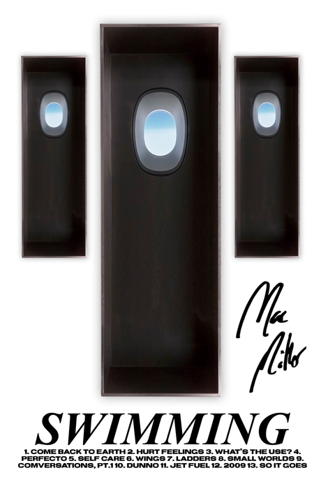 Mac Miller 'Swimming Missing Mac' Poster - Mockup 1