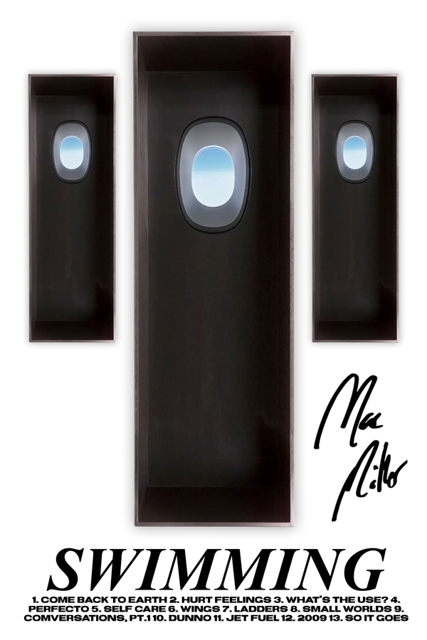 Mac Miller 'Swimming Missing Mac' Poster - Mockup 1
