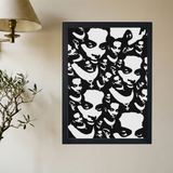 Playboi Carti 'Black & White Playboi' Poster - Mockup 2